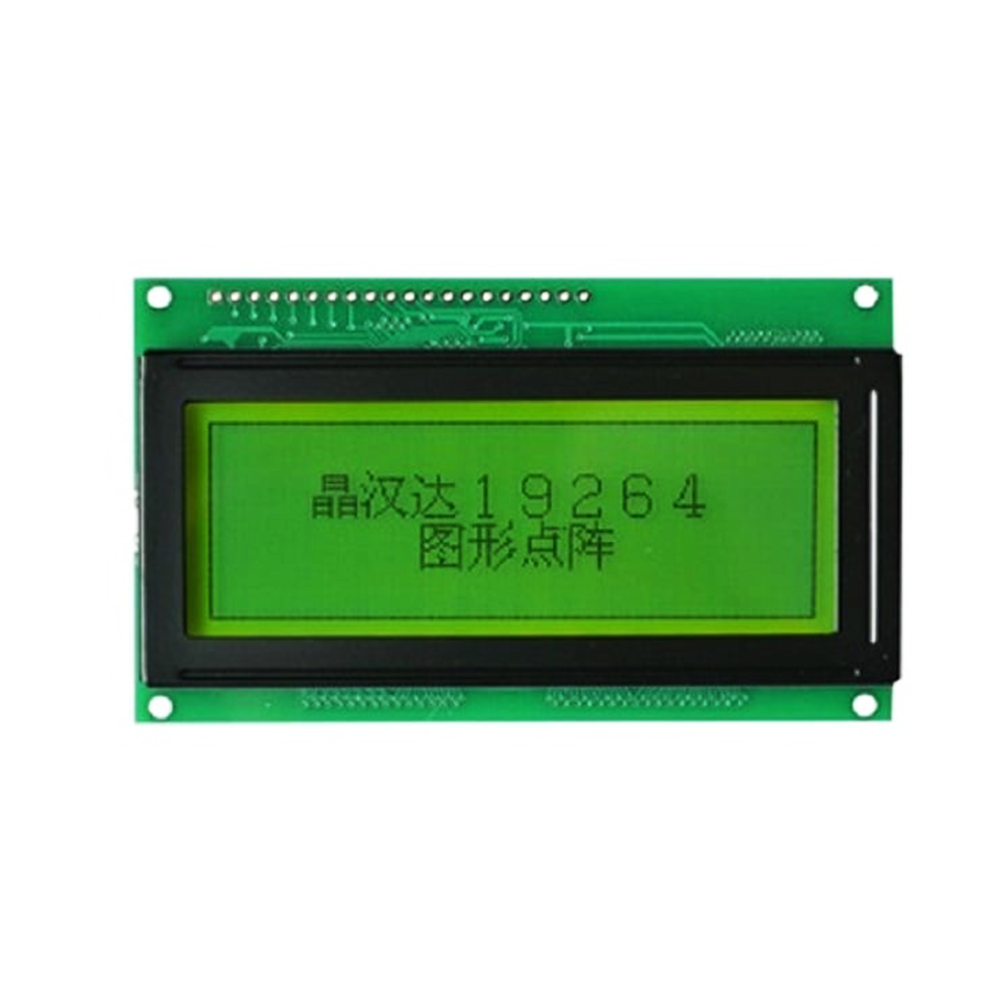 Original JHD644 192×64  dots LCD Display with Yellow Green Backlight