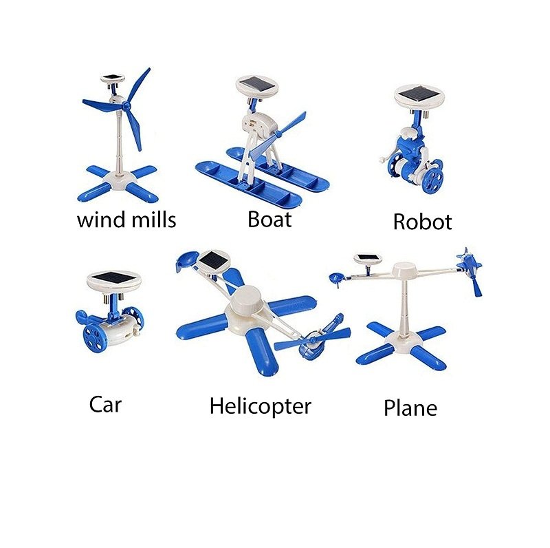 6 in 1 Rechargeable Solar Power DIY Robot Kit Educational Toy for Kids Rated 5.00 out of 5 based on 1customer rating