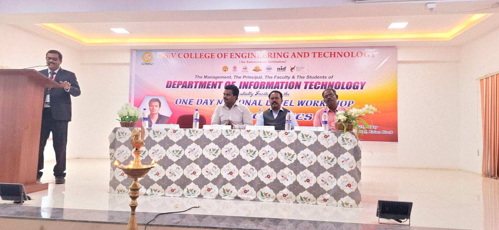 One national workshop on A.i and robotics