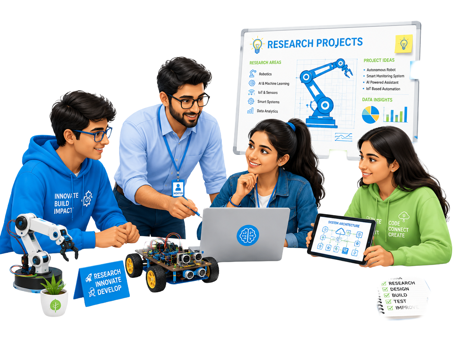 Student learning with the Make Labs LMS dashboard